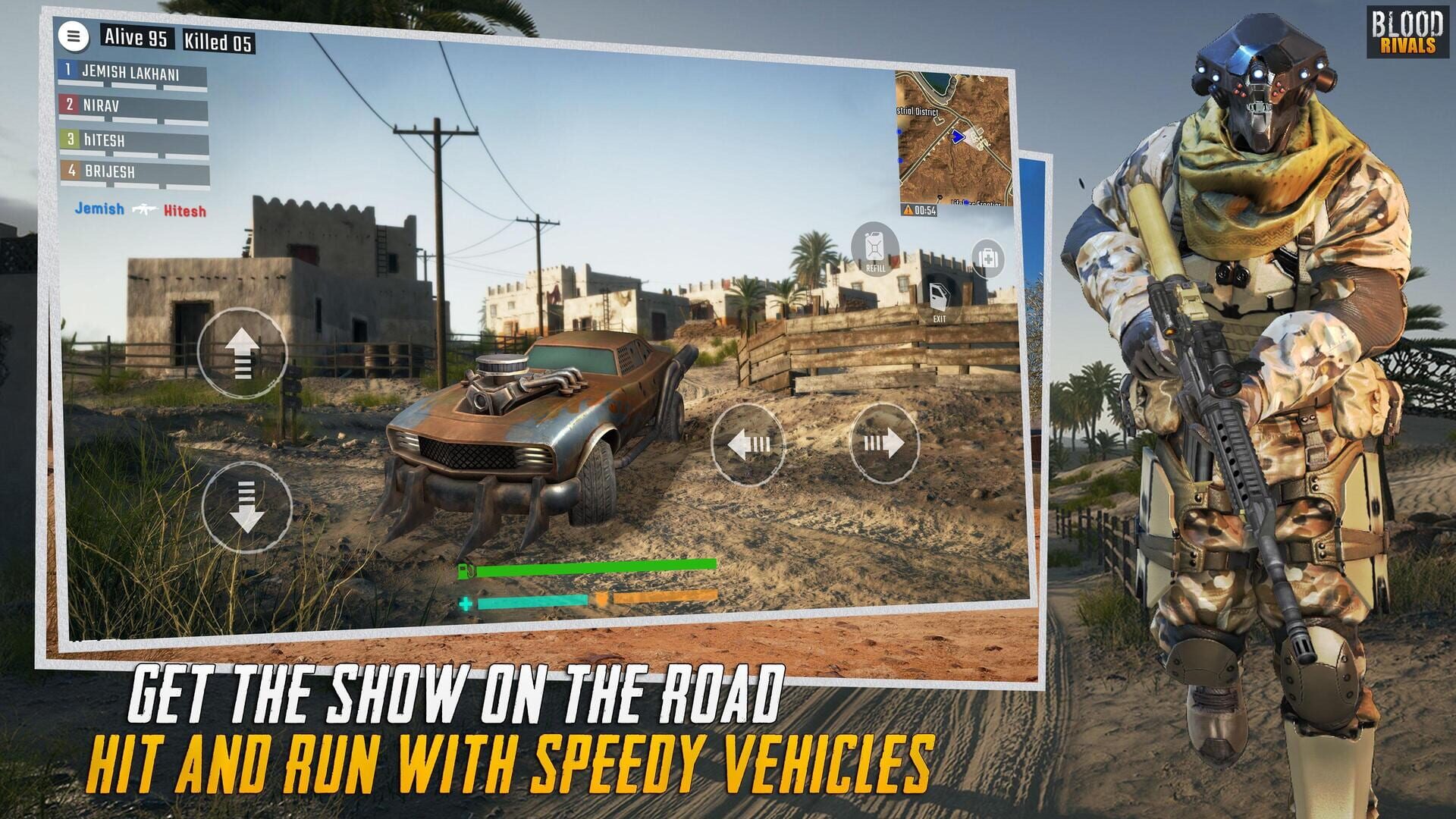Blood Rivals: Survival Battleground Shooting Games - Screenshot