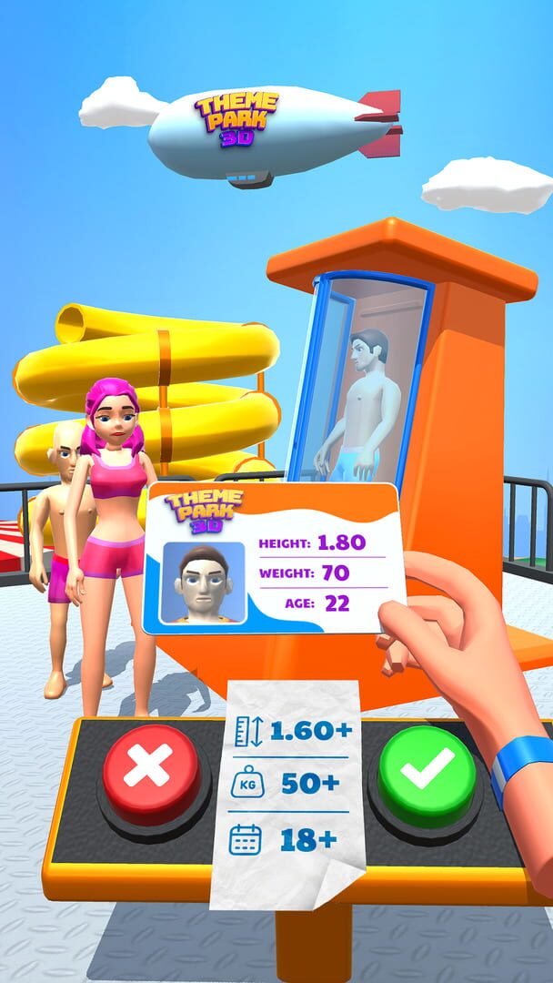 Theme Park Fun 3D! - Screenshot