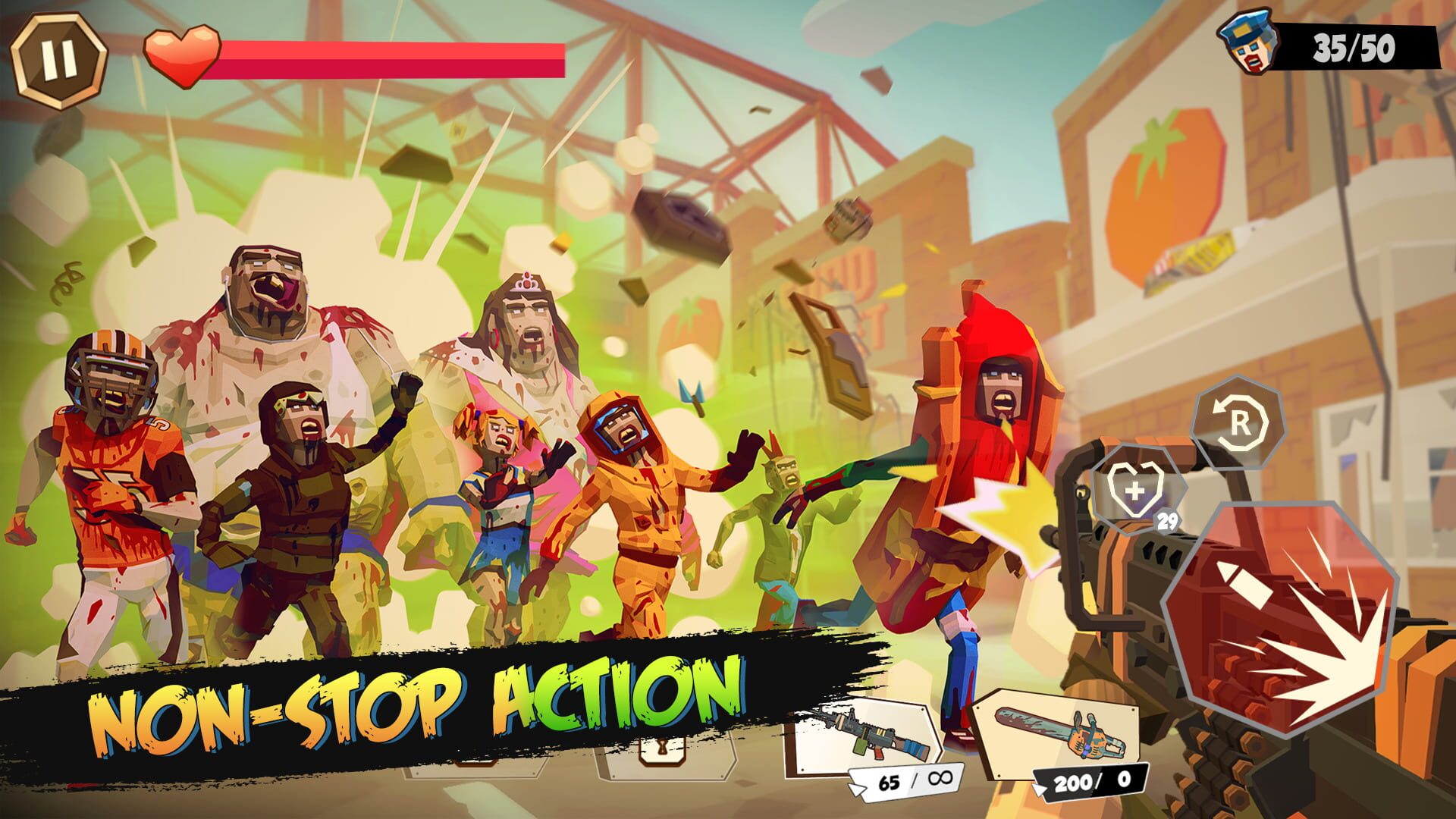 Zombie Poly - Screenshot