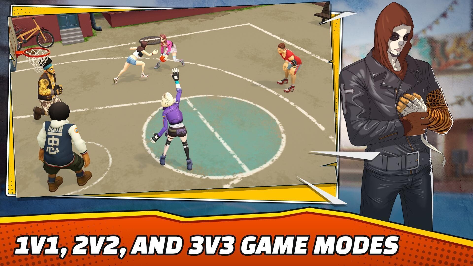 Basketball Crew 2k18: Dunk Stars Street Battle! - Screenshot