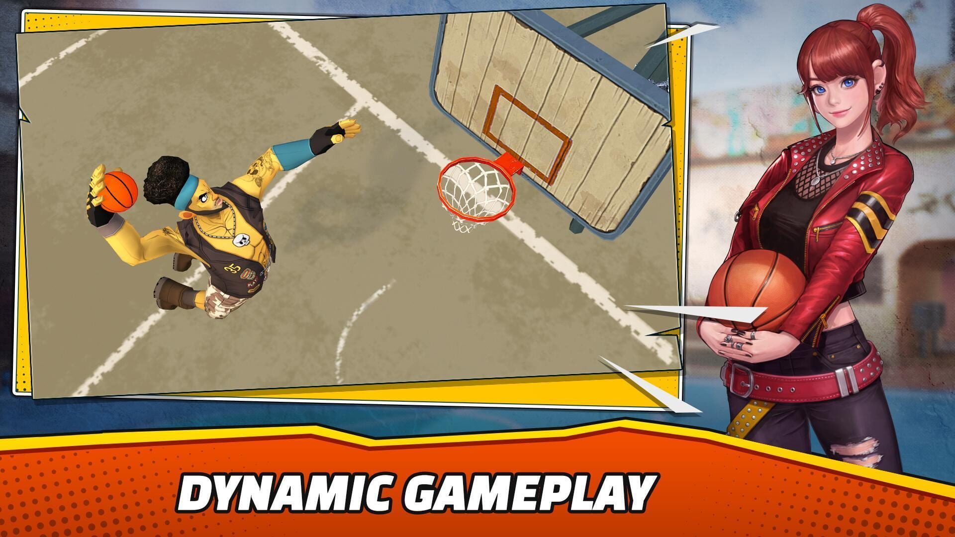 Basketball Crew 2k18: Dunk Stars Street Battle! - Screenshot