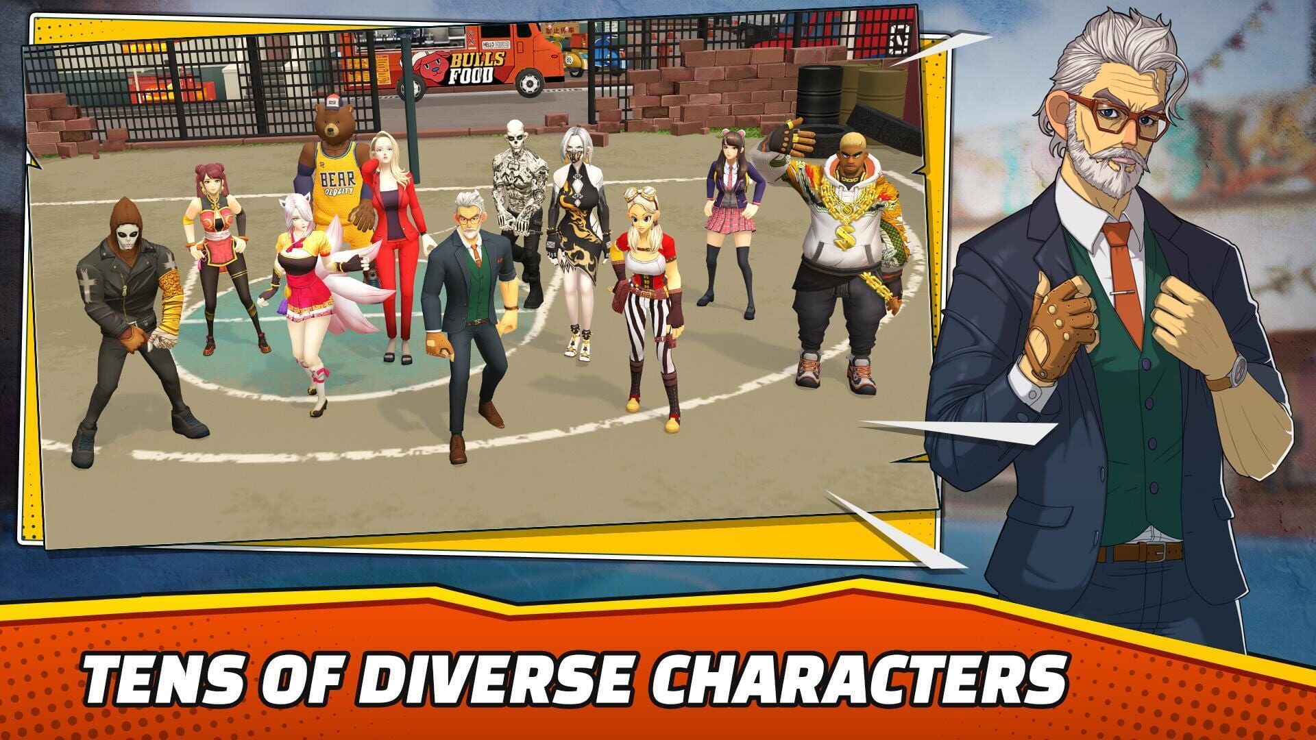 Basketball Crew 2k18: Dunk Stars Street Battle! - Screenshot