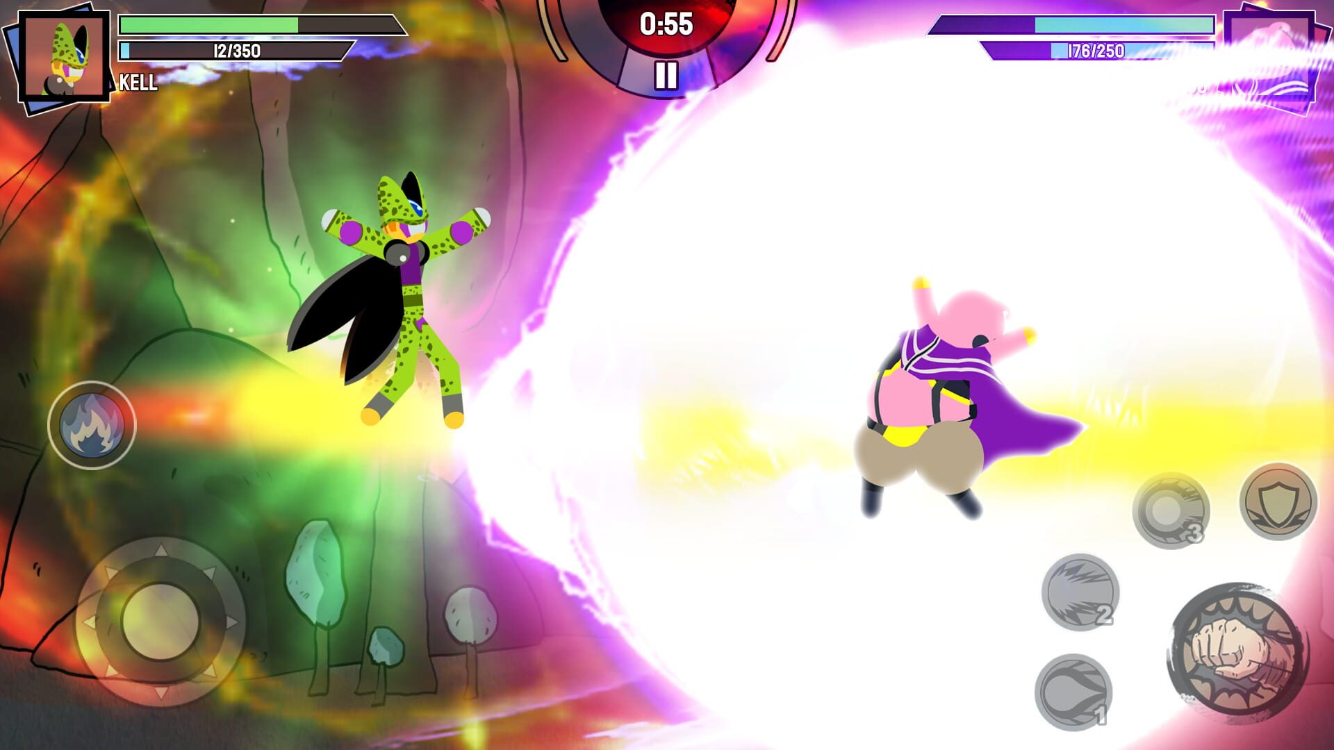 Stickman Warriors: Super Dragon Shadow Fight - Screenshot