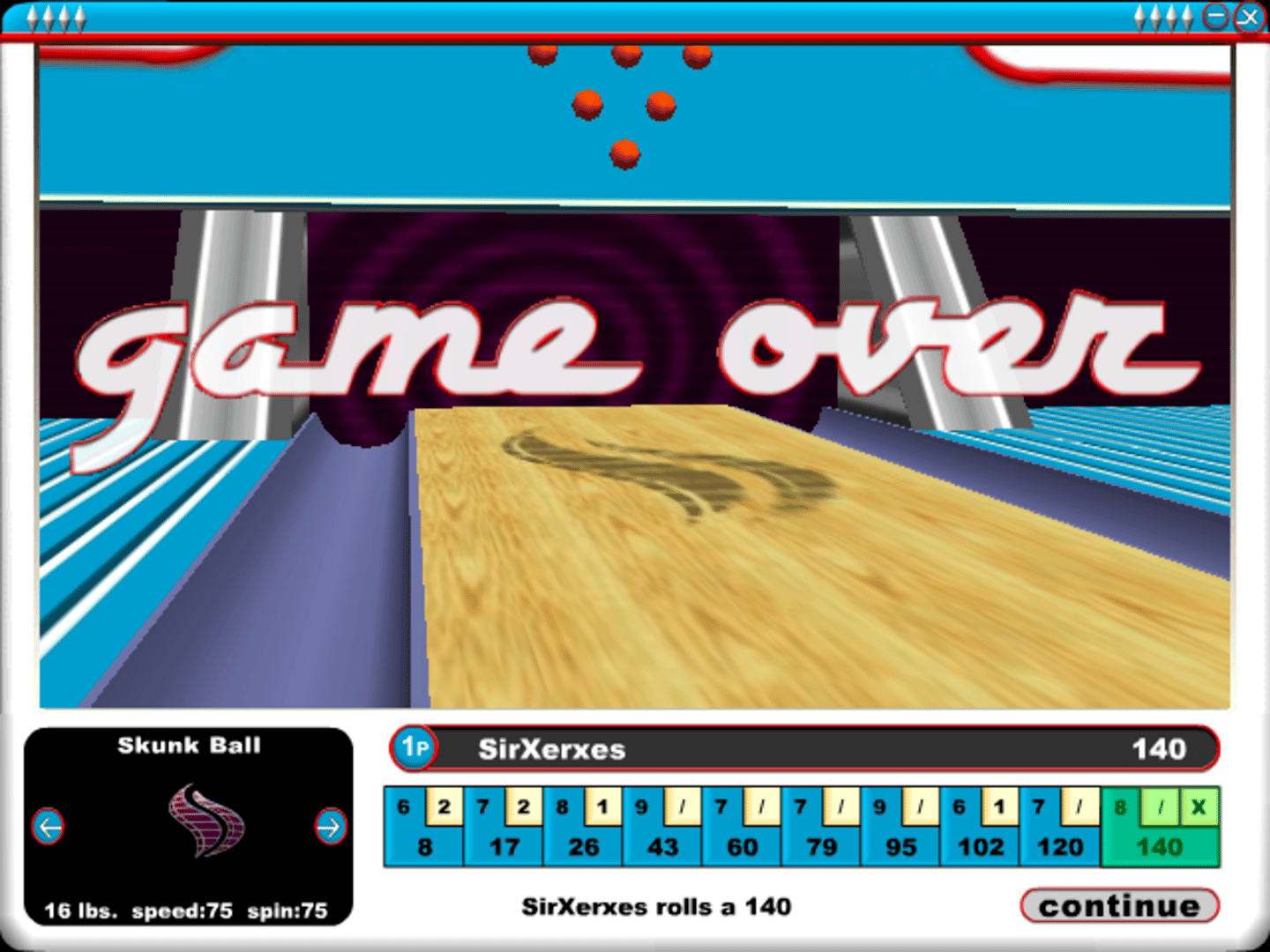 Gutterball 3D screenshot