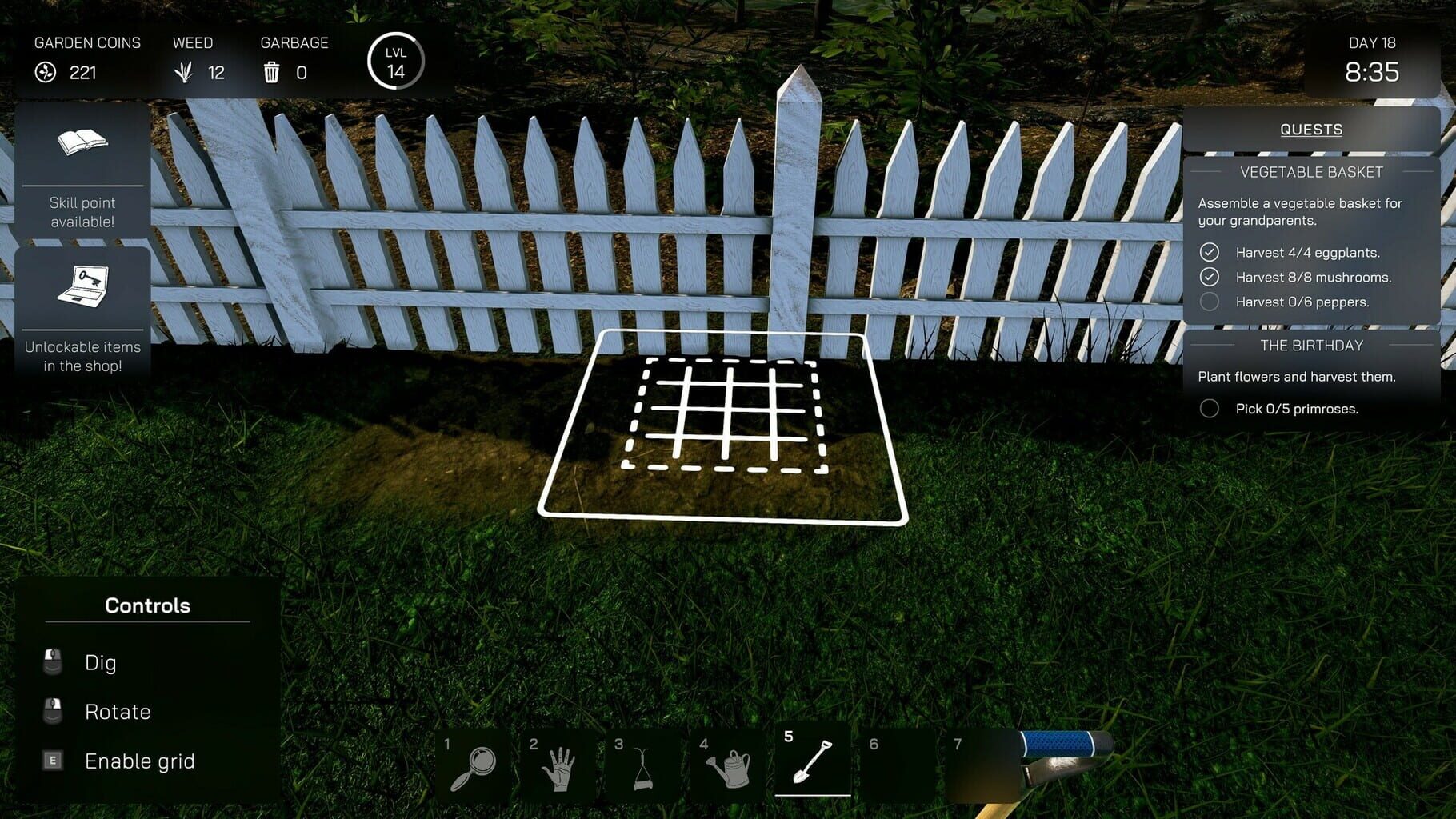 Captura de pantalla - Garden Simulator