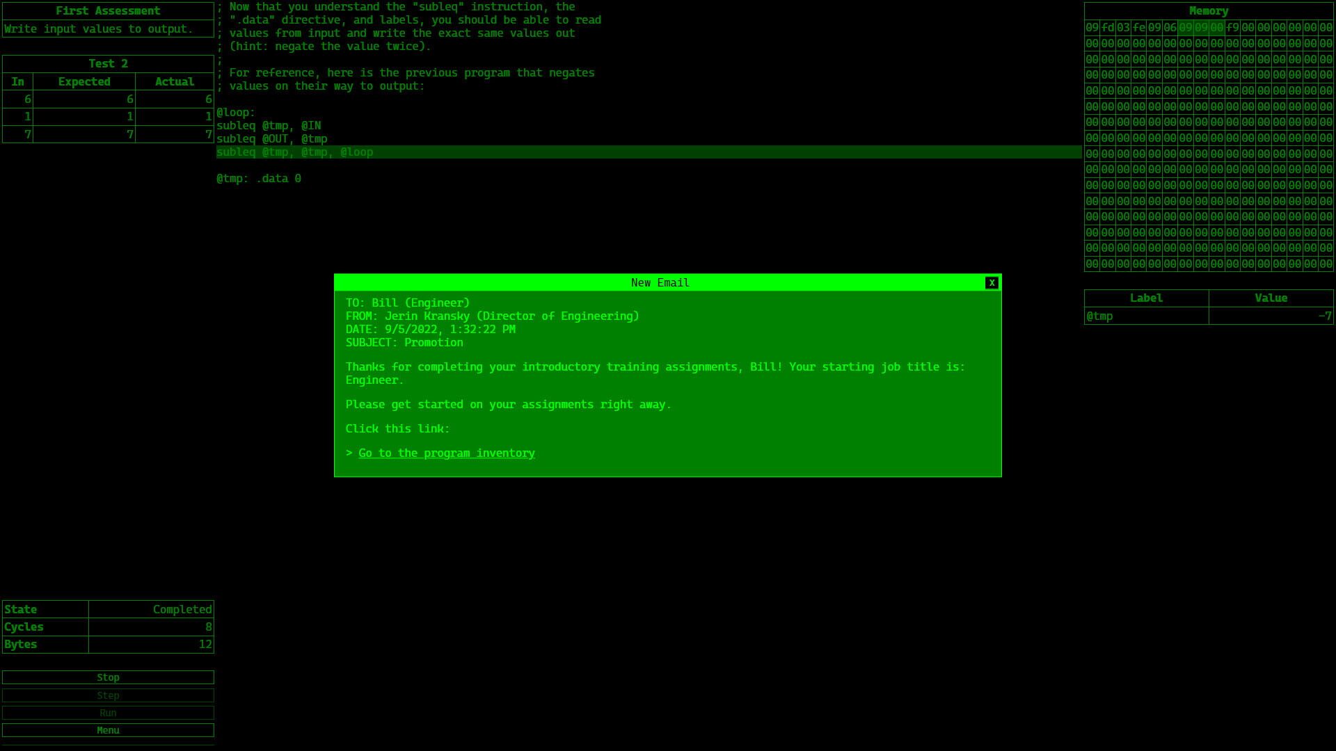 SIC-1 - Screenshot