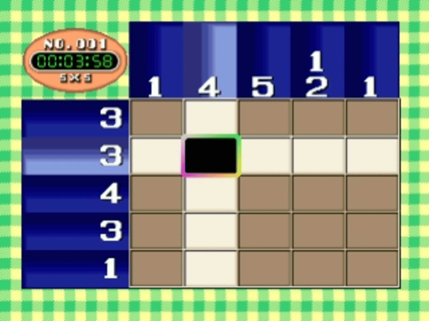 SuperLite 1500 Series: Oekaki Puzzle 1 screenshot