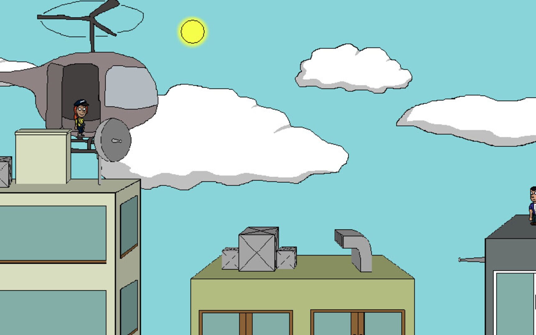 Rooftop Postgirl - Screenshot