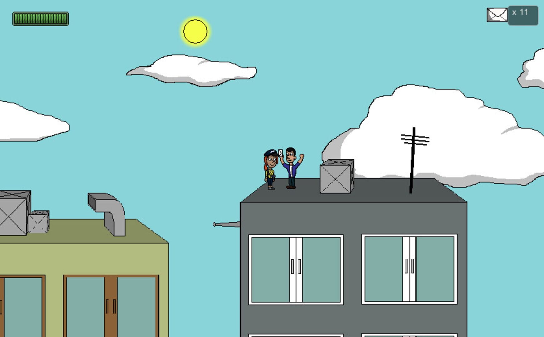 Rooftop Postgirl - Screenshot