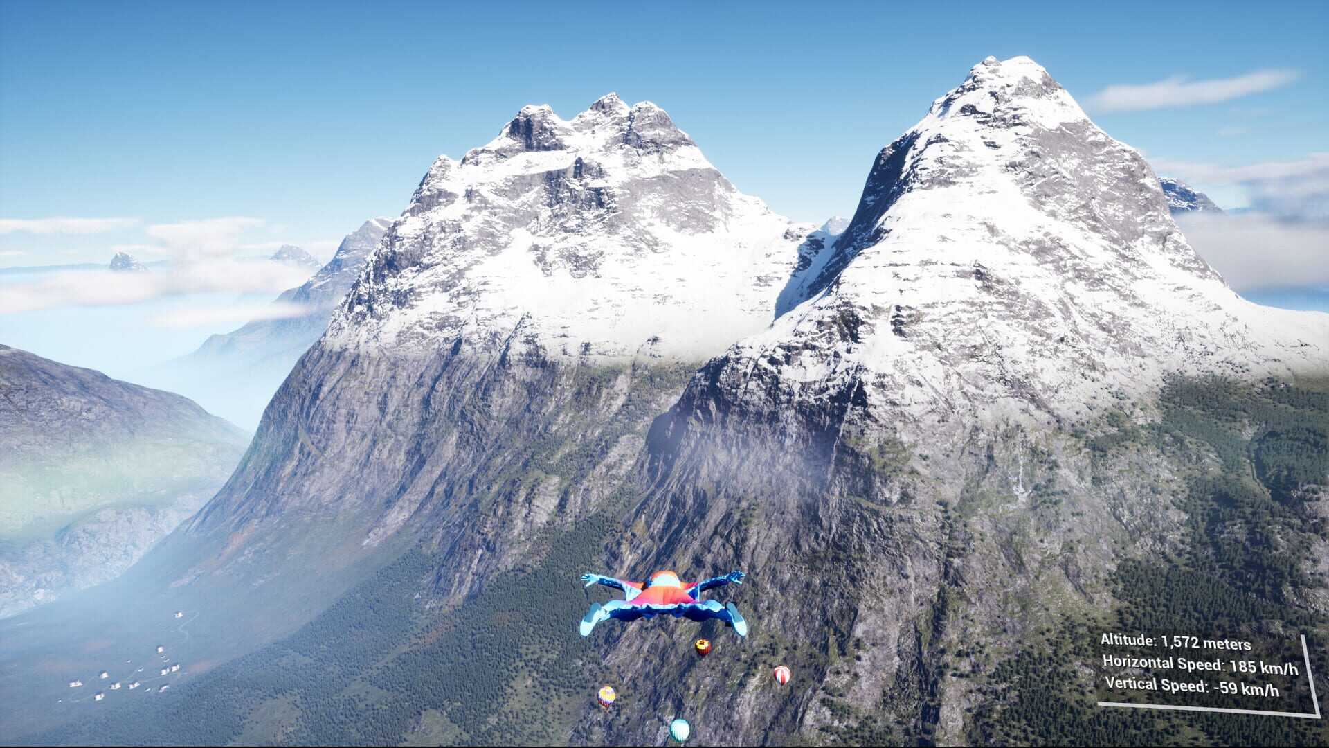 Wingsuit Thrill - Screenshot