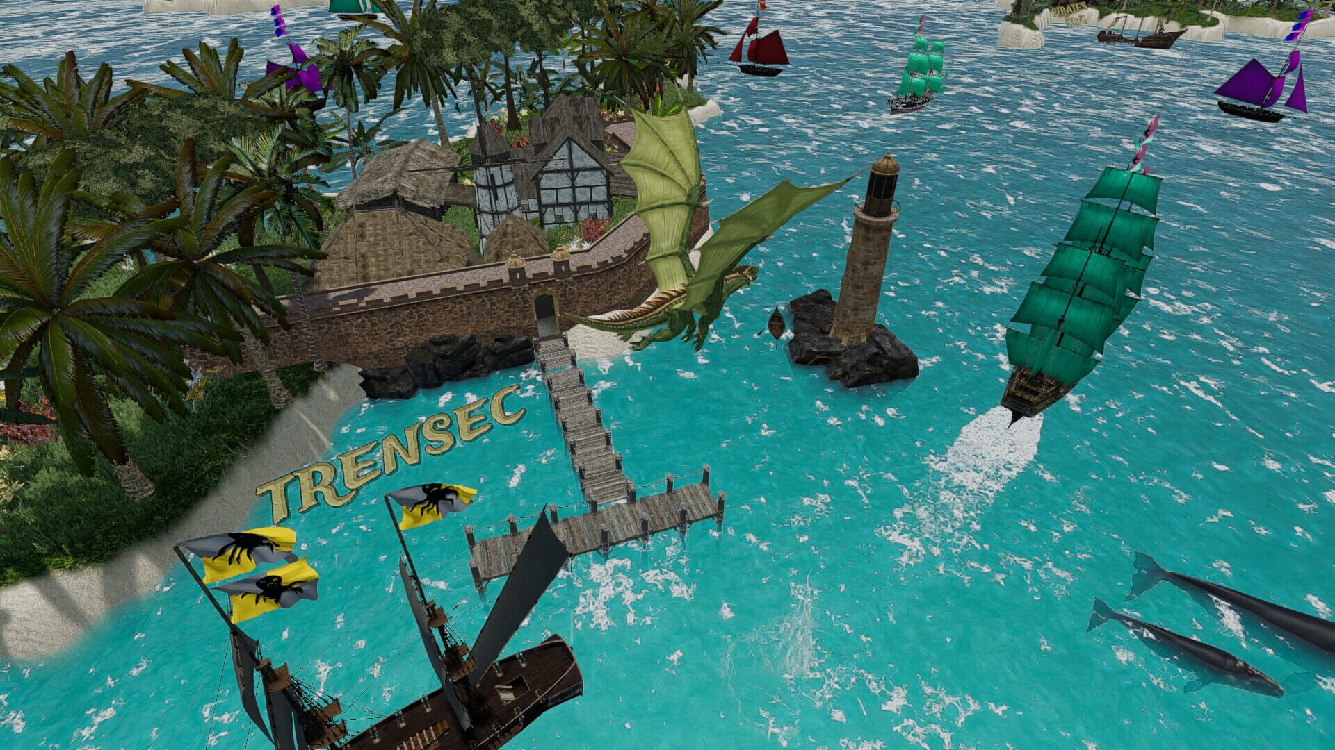 Pirate Dragons - Screenshot
