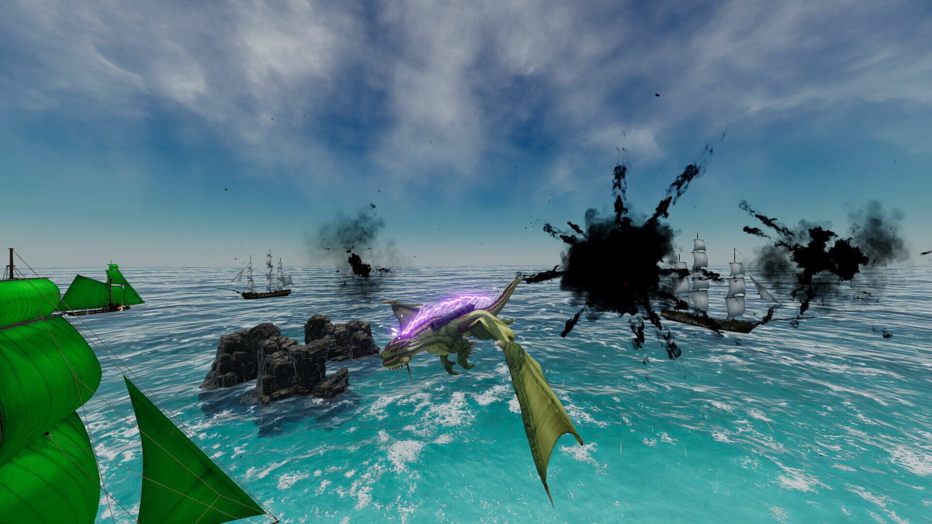 Pirate Dragons - Screenshot