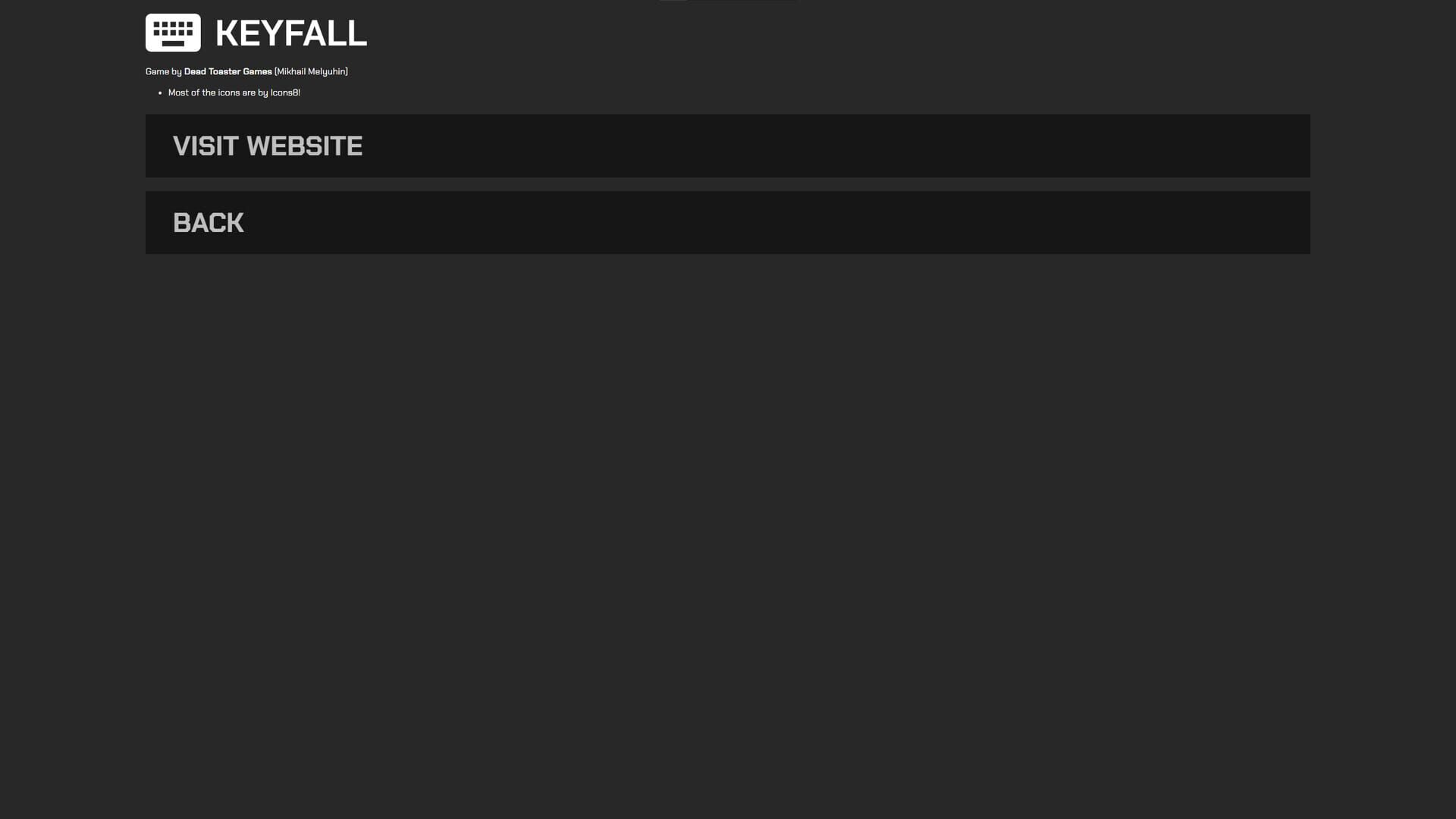 Keyfall - Screenshot