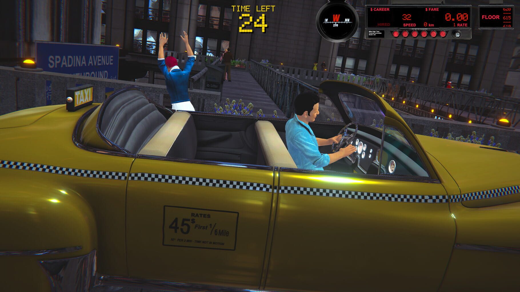 Captura de pantalla - Mile High Taxi