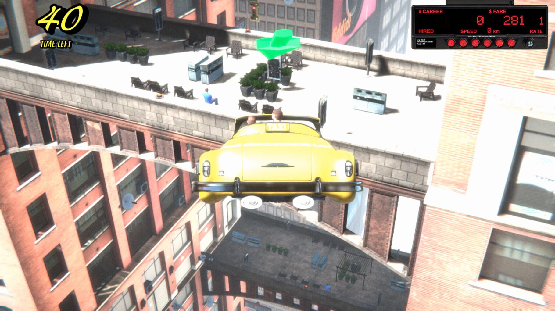 Captura de pantalla - Mile High Taxi