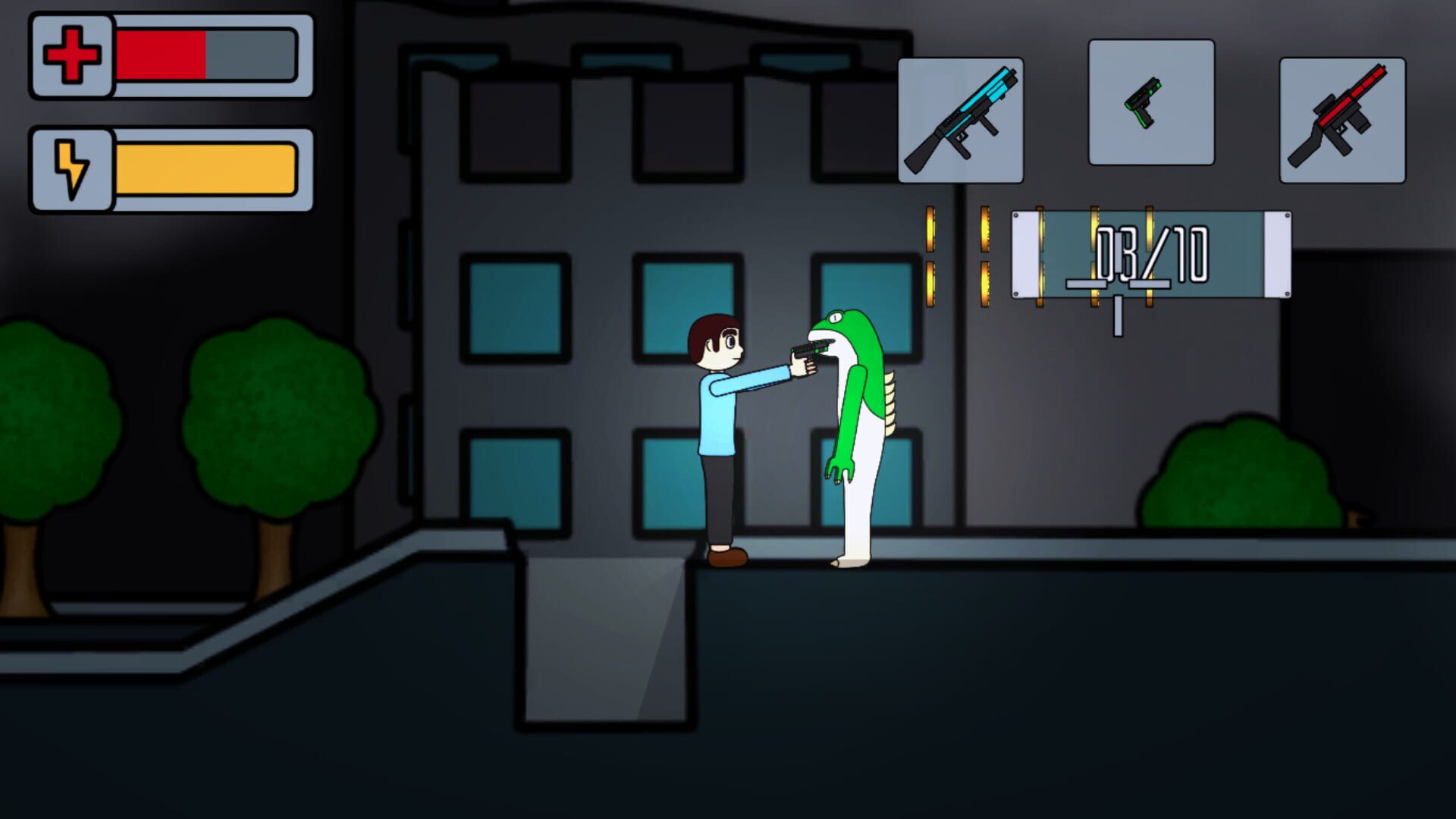 Bill's adventure: Alien war - Screenshot