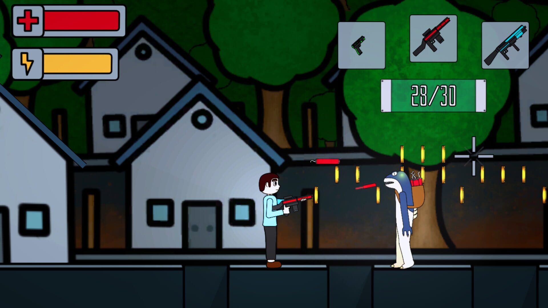 Bill's adventure: Alien war - Screenshot