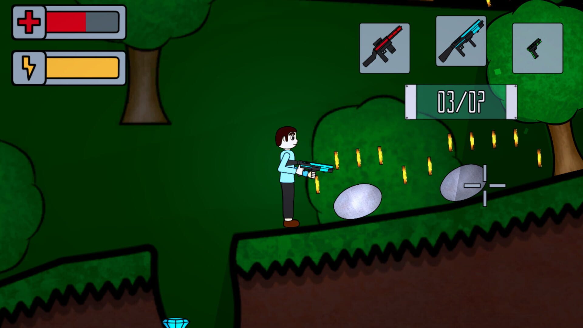 Bill's adventure: Alien war - Screenshot