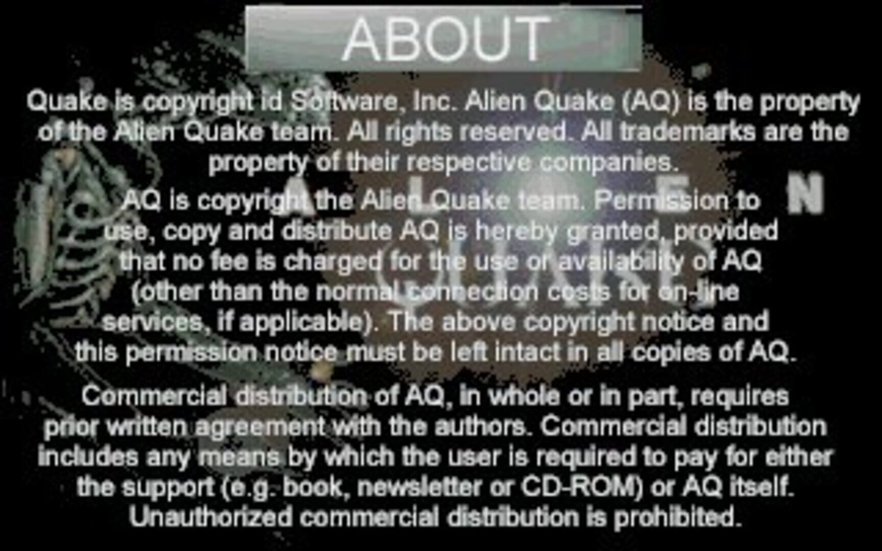 Alien Quake - Screenshot