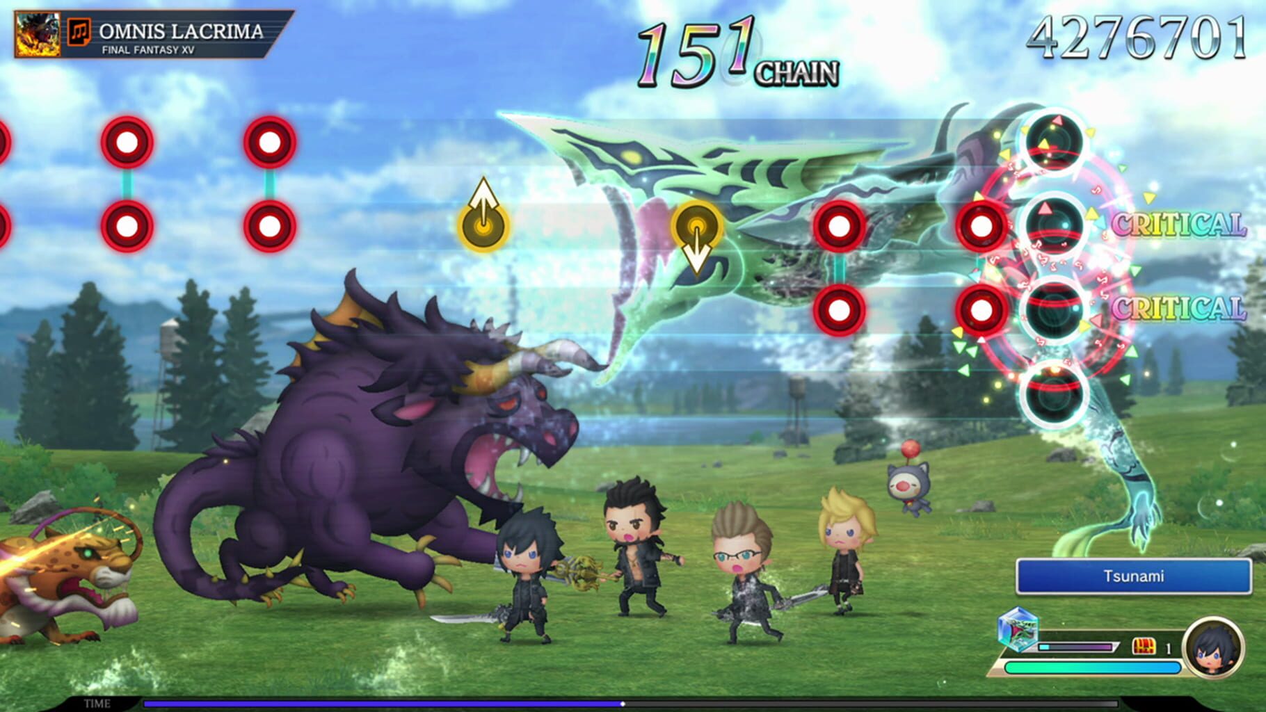 Theatrhythm Final Bar Line screenshot