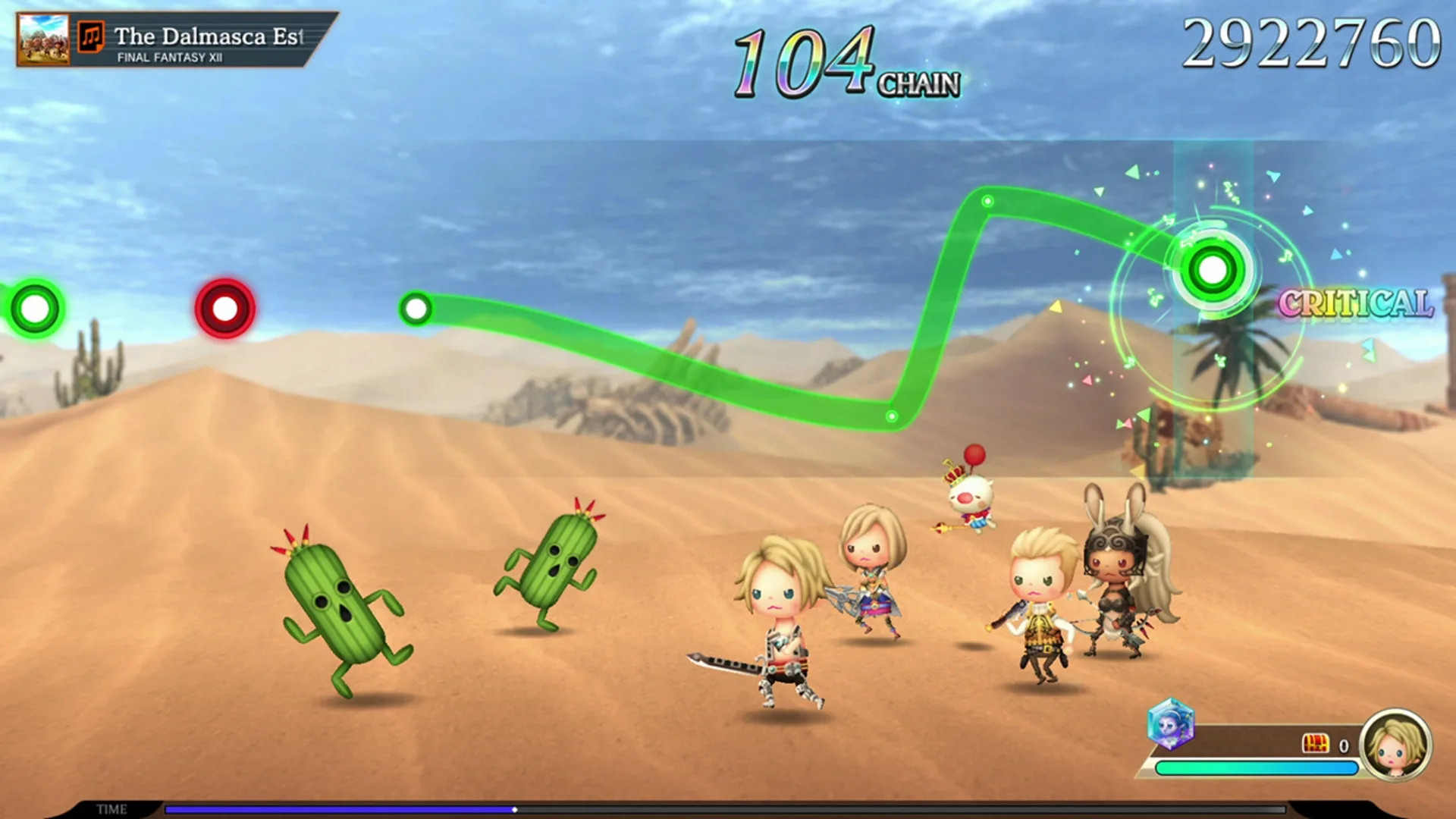 Captura de pantalla - Theatrhythm Final Bar Line