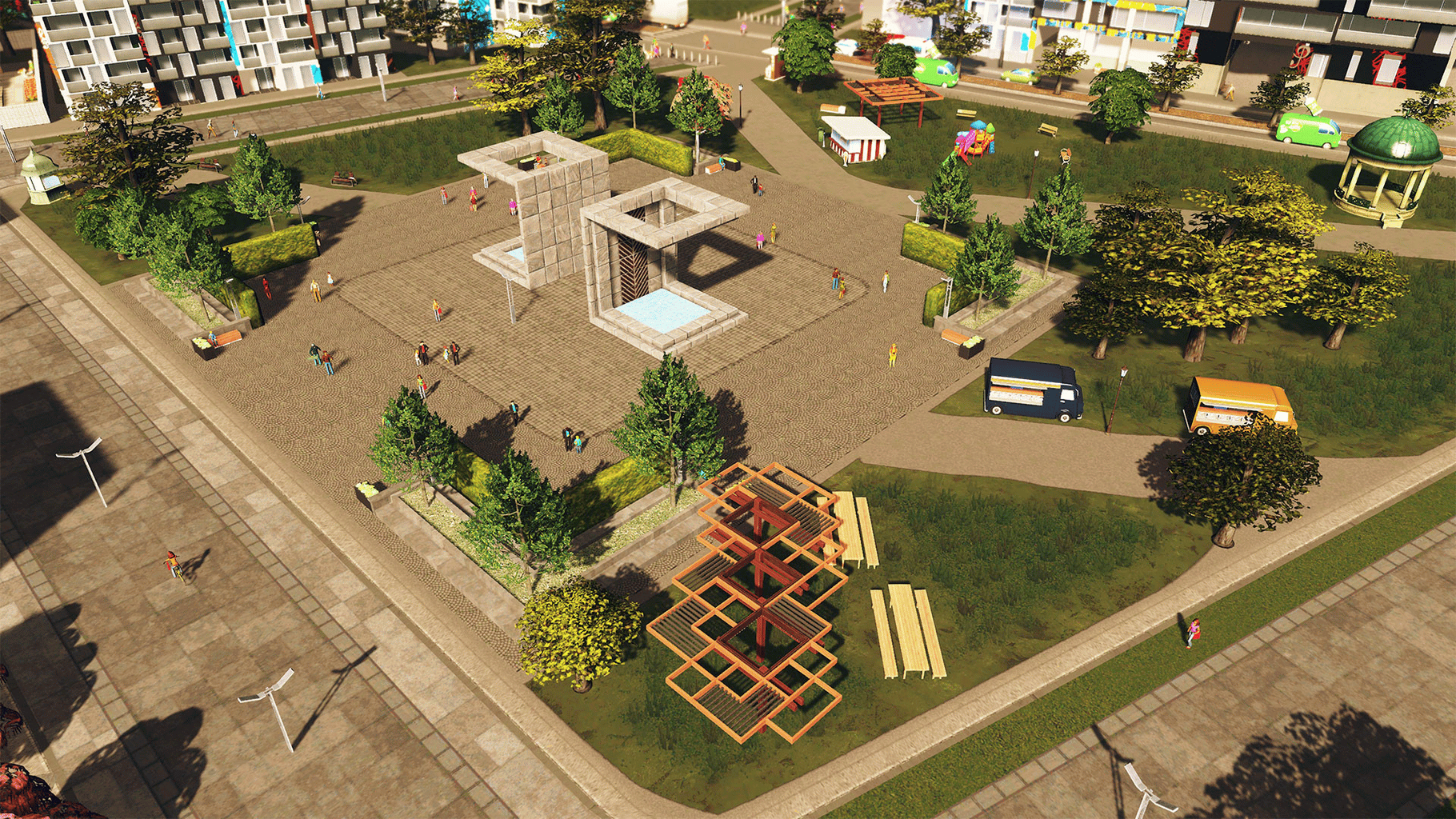 Cities: Skylines - Plazas & Promenades screenshot