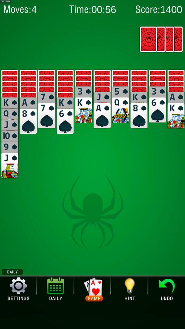 Spider Solitaire 2022 - Screenshot