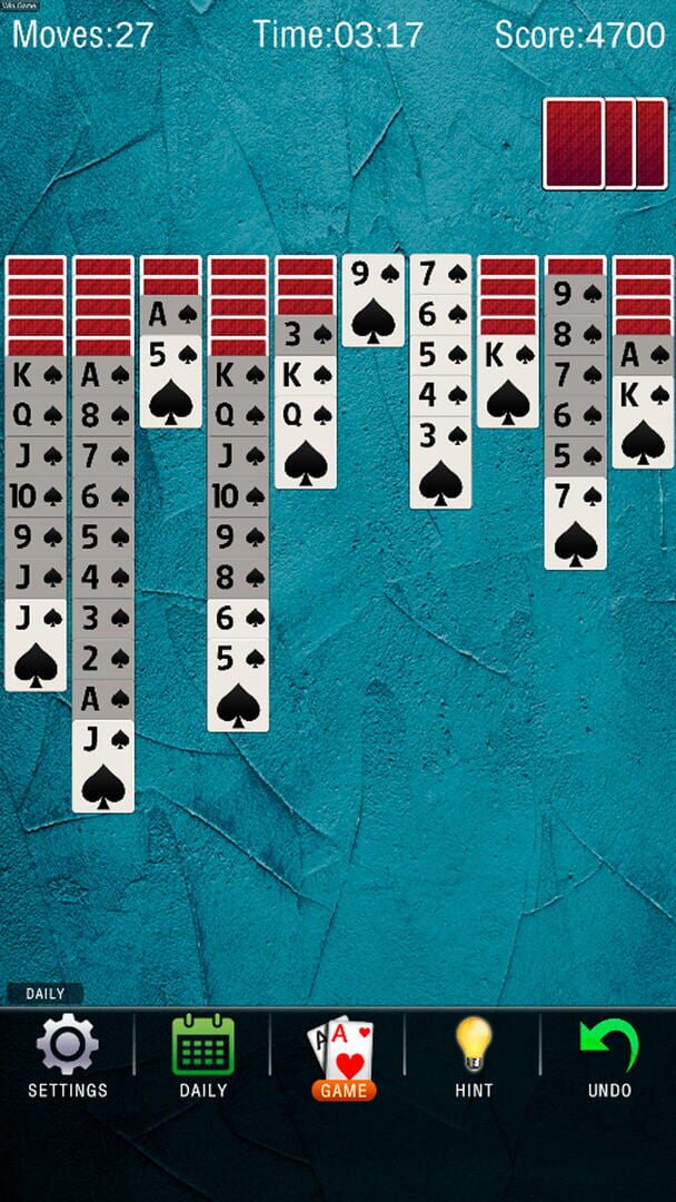 Spider Solitaire 2022 - Screenshot