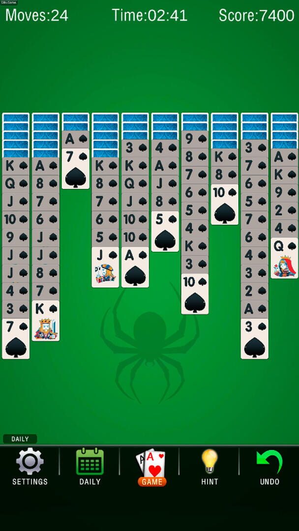 Spider Solitaire 2022 - Screenshot