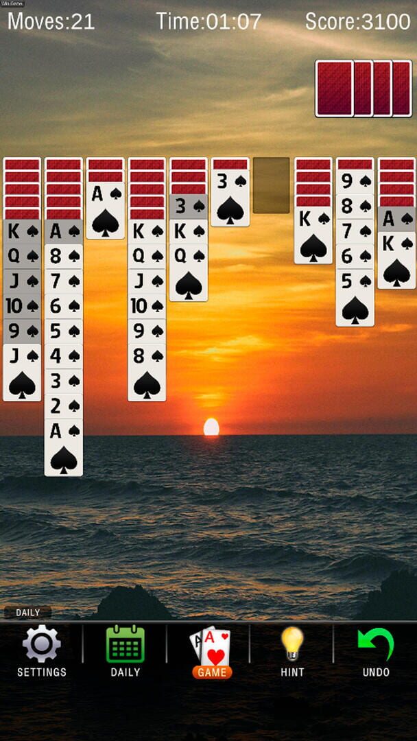 Spider Solitaire 2022 - Screenshot