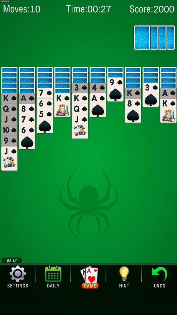 Spider Solitaire 2022 - Screenshot