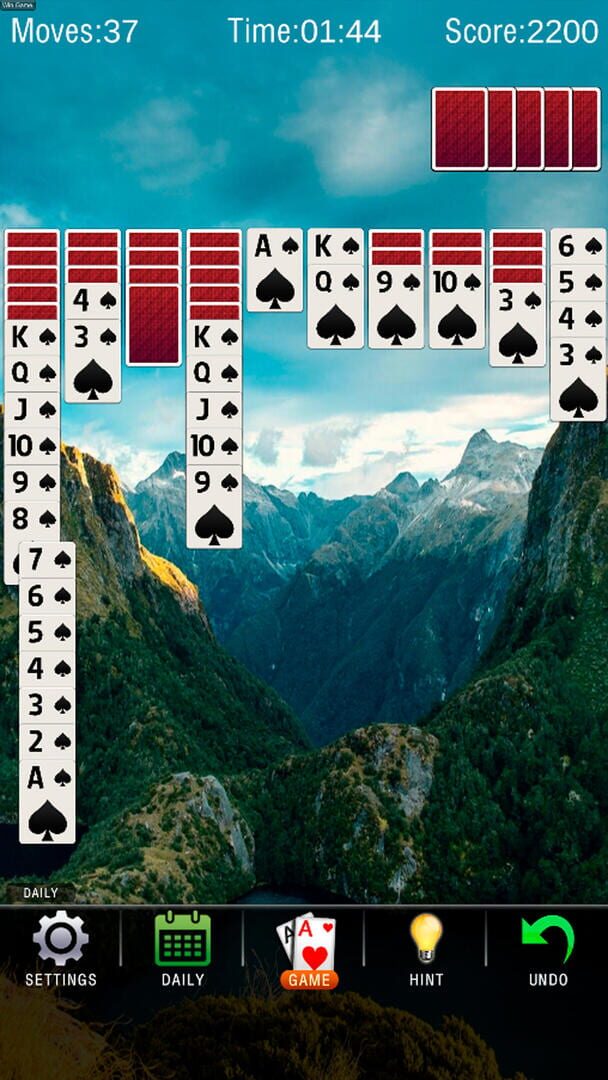 Spider Solitaire 2022 - Screenshot