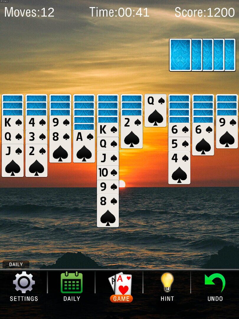 Spider Solitaire 2022 - Screenshot