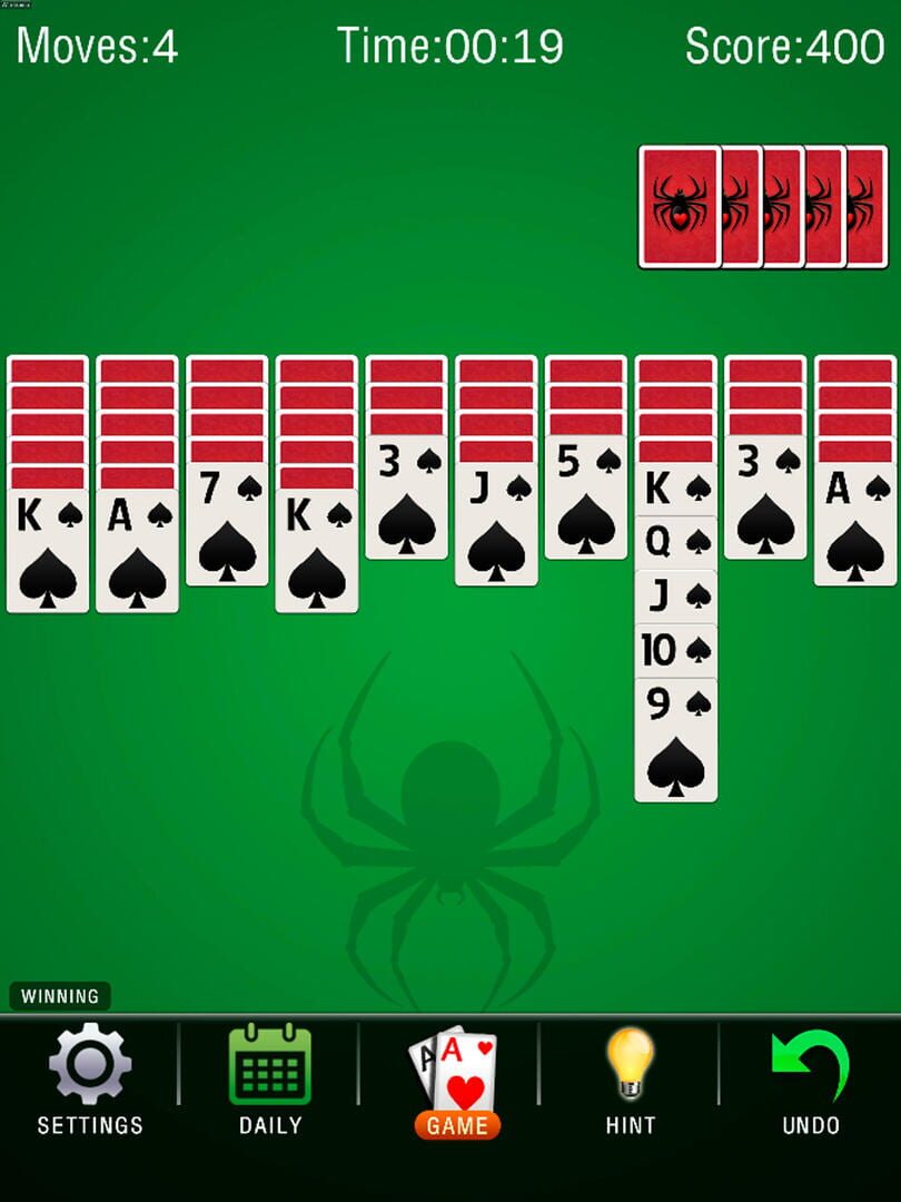 Spider Solitaire 2022 - Screenshot