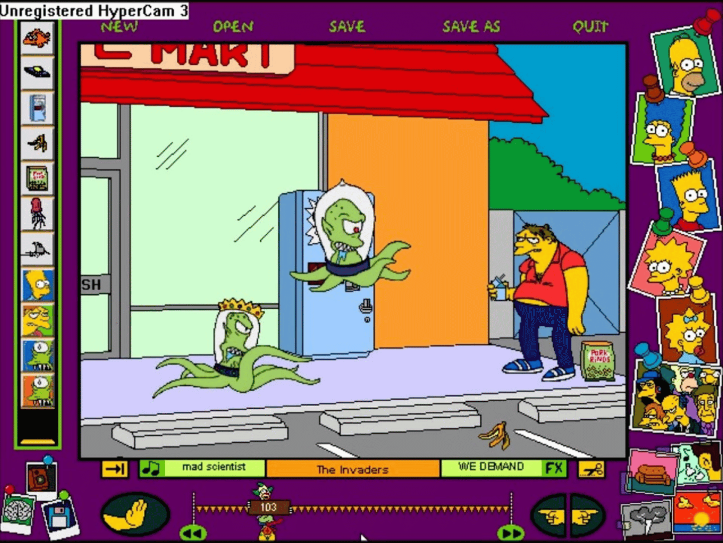 The Simpsons: Cartoon Studio screenshot