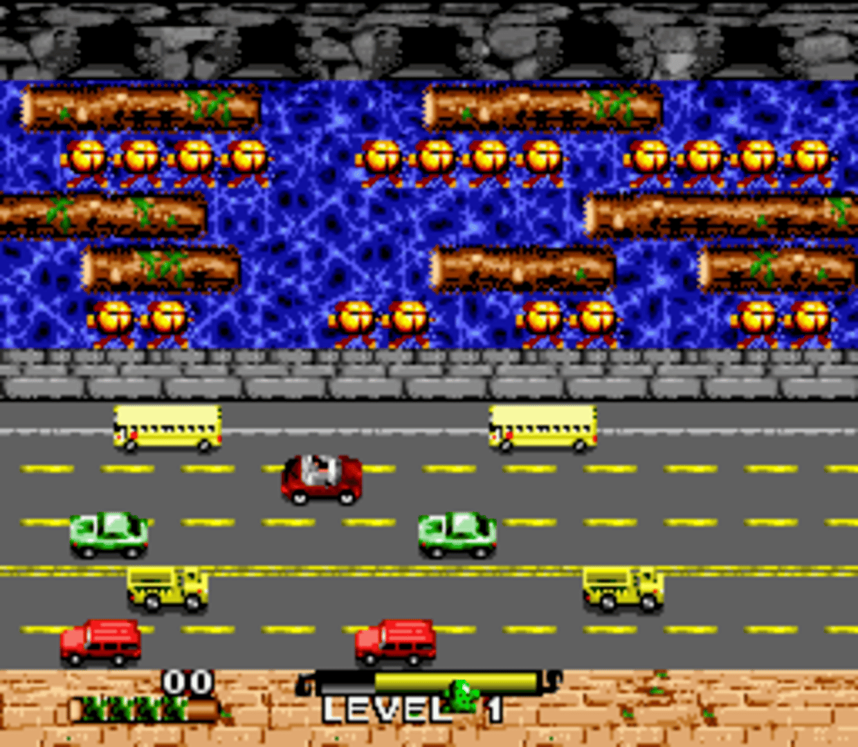 Frogger screenshot