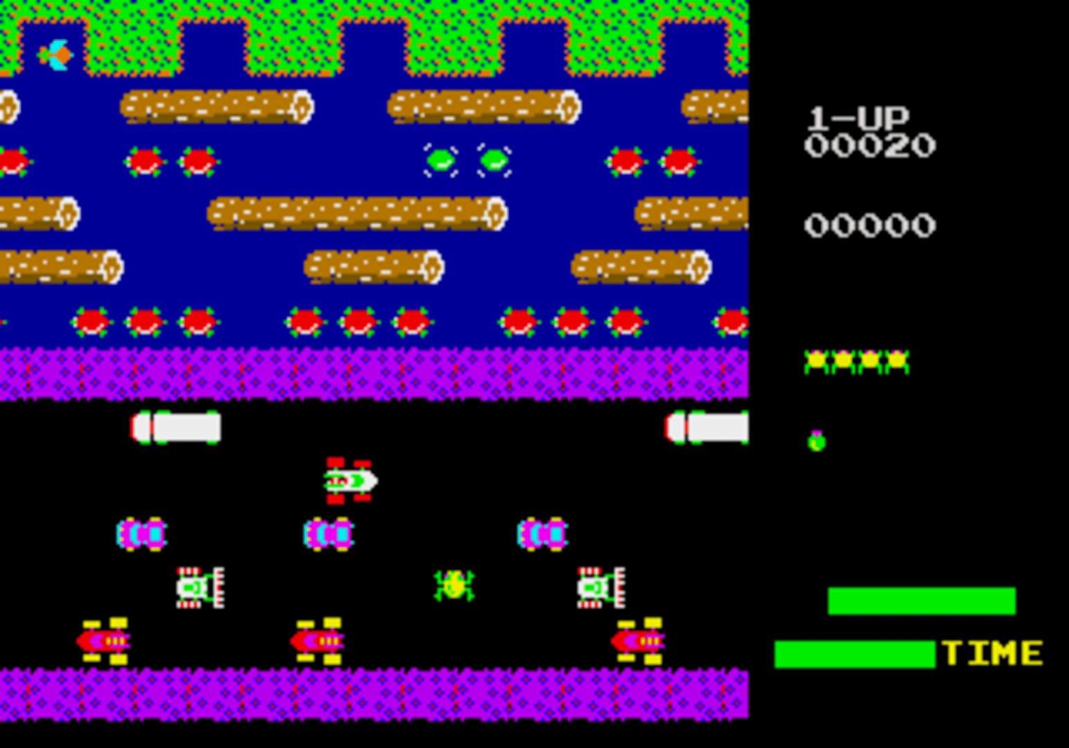 Frogger screenshot