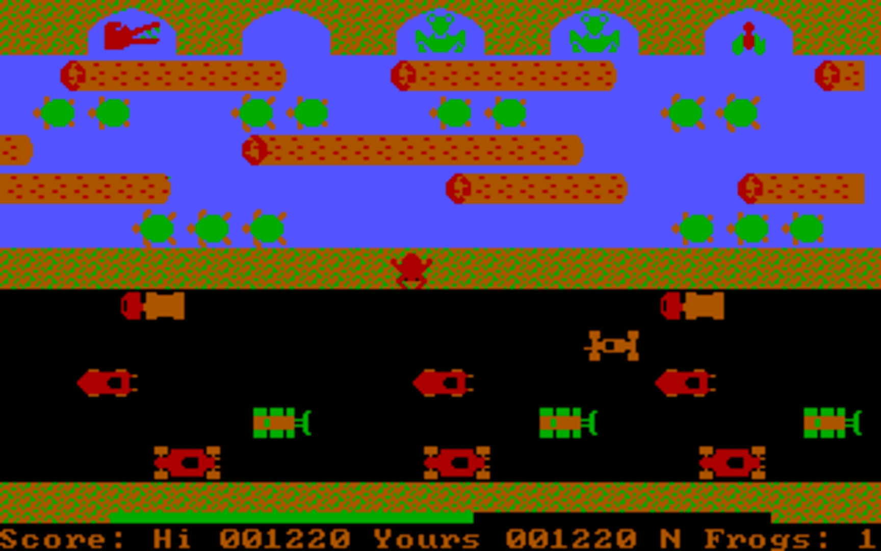 Frogger screenshot