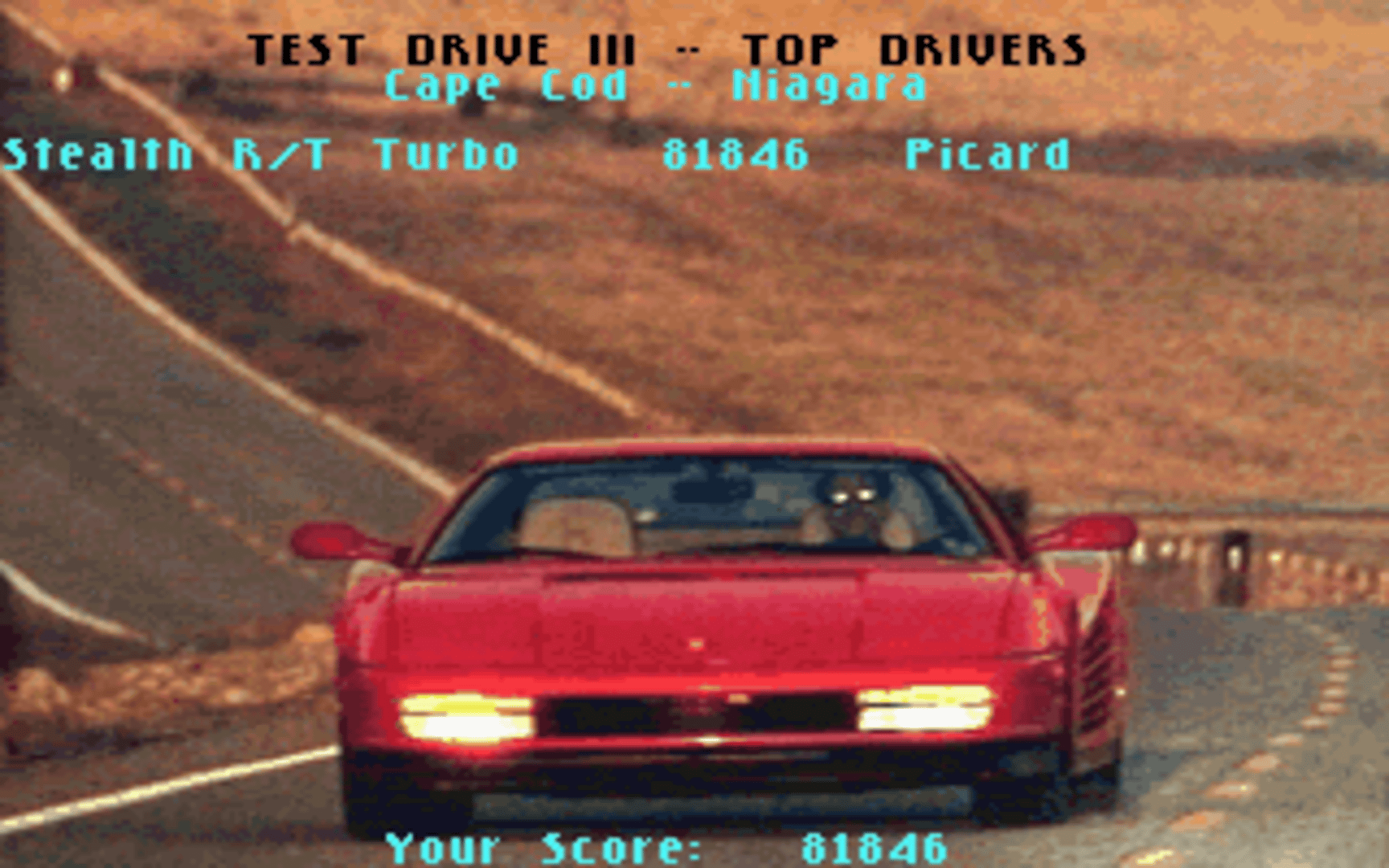 Road & Car: Test Drive III - The Passion: Add-On Disk 1 screenshot