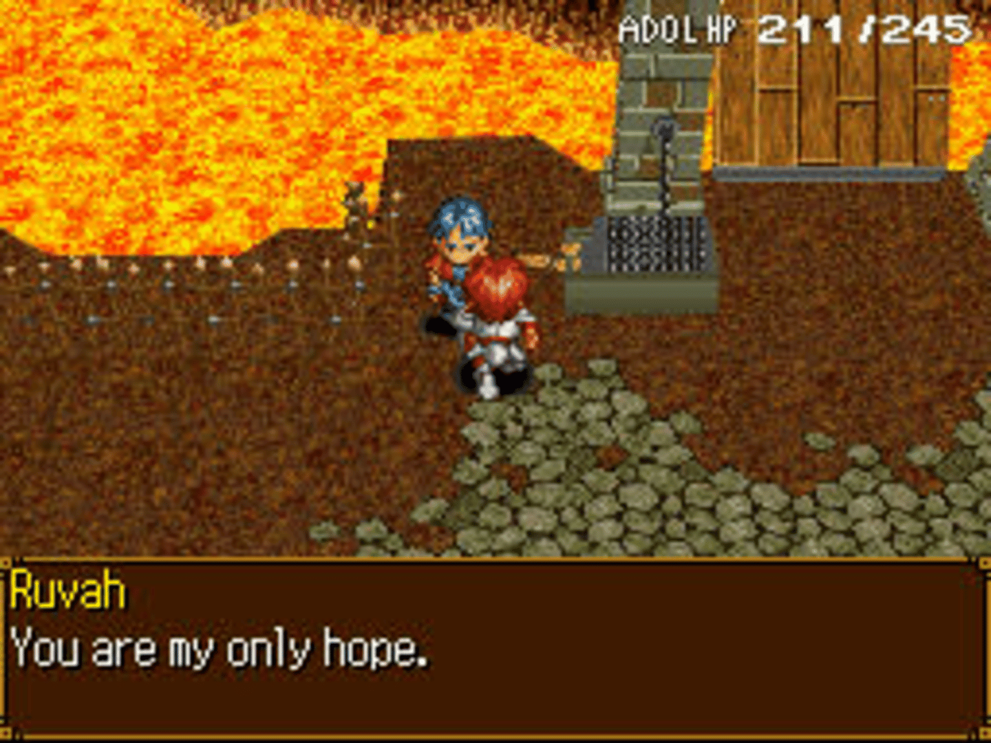 Ys II DS screenshot