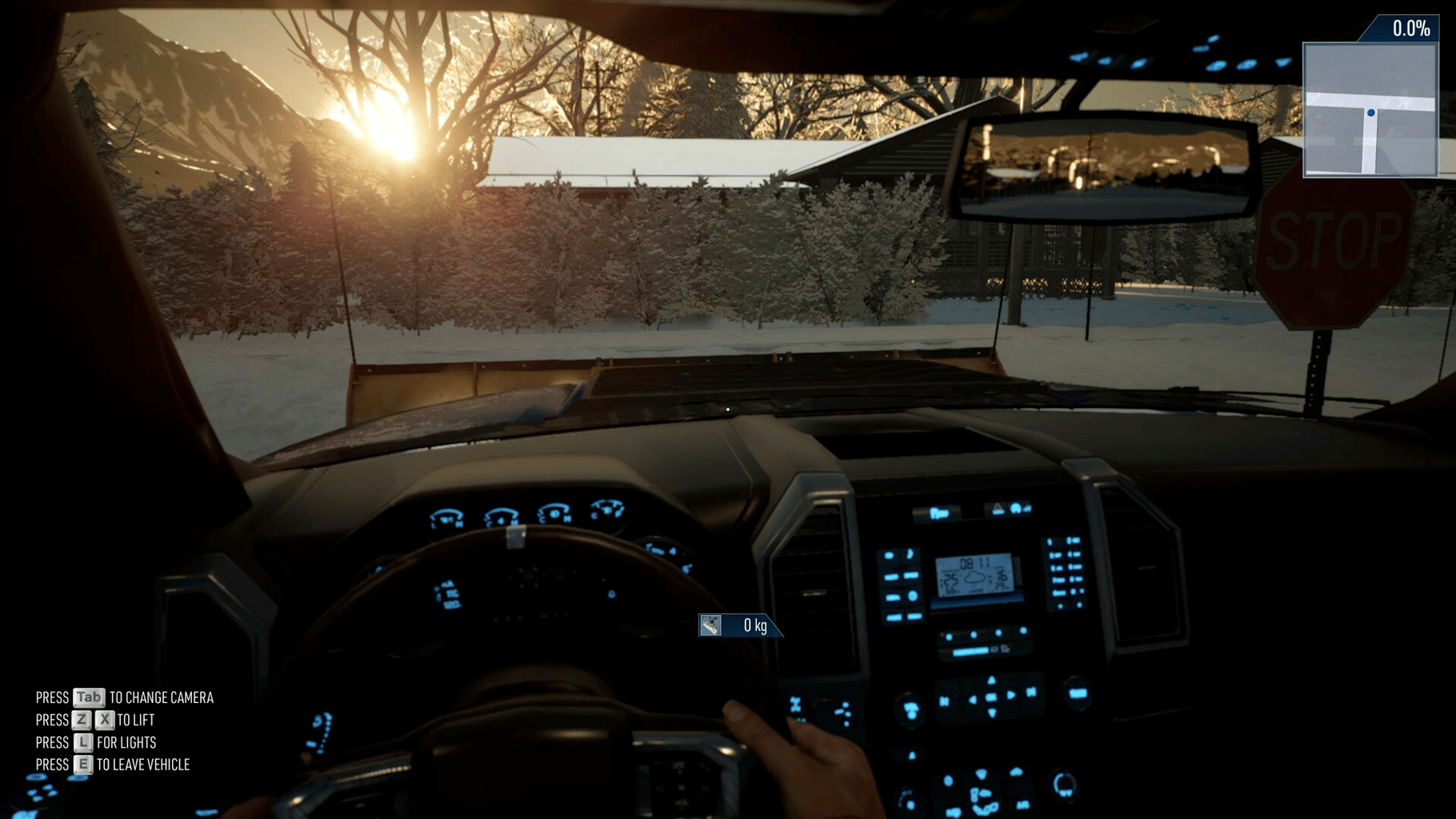 Snow Plowing Simulator screenshot