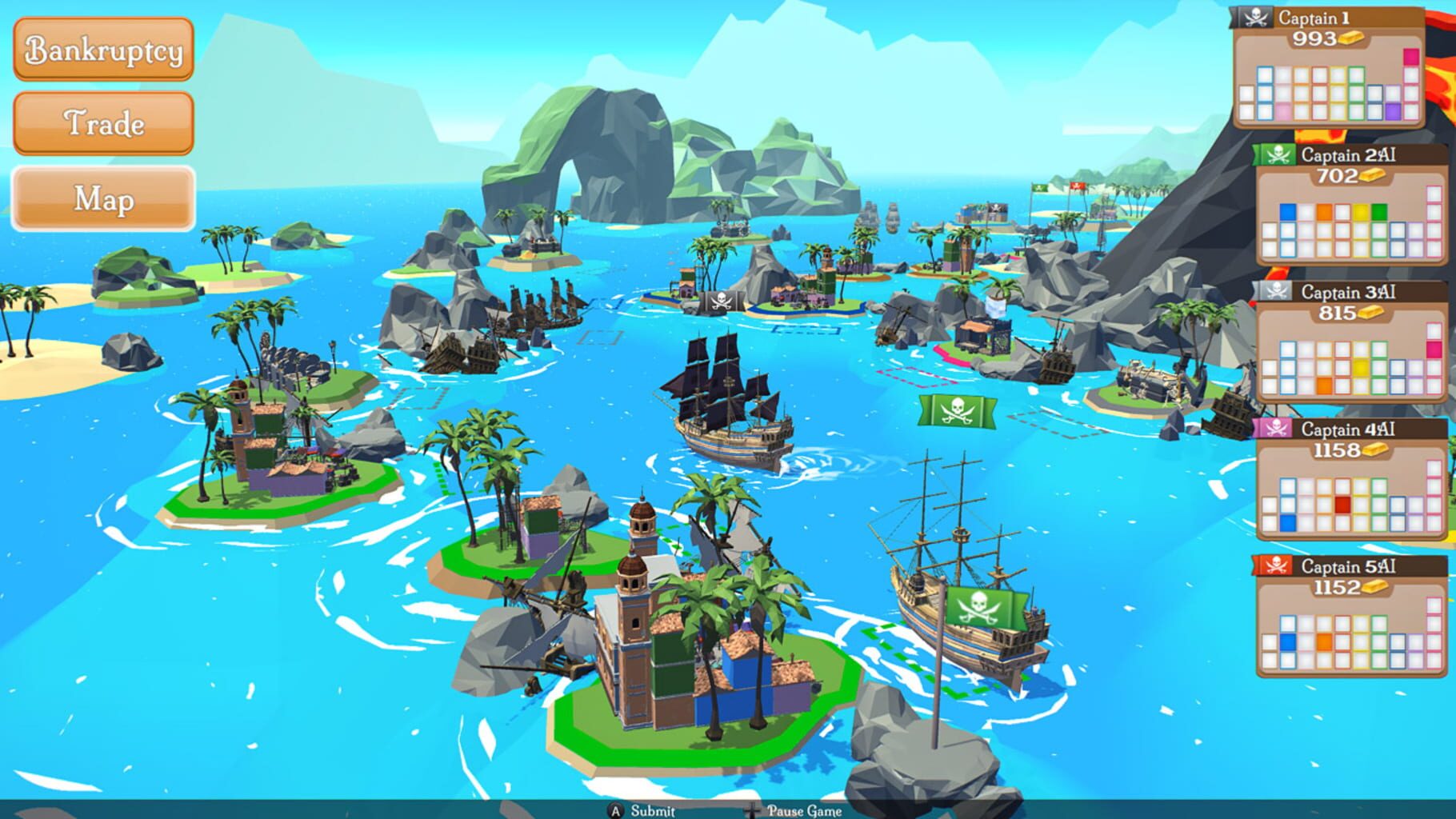 Piratepoly Gold: Caribbean Treasure screenshot