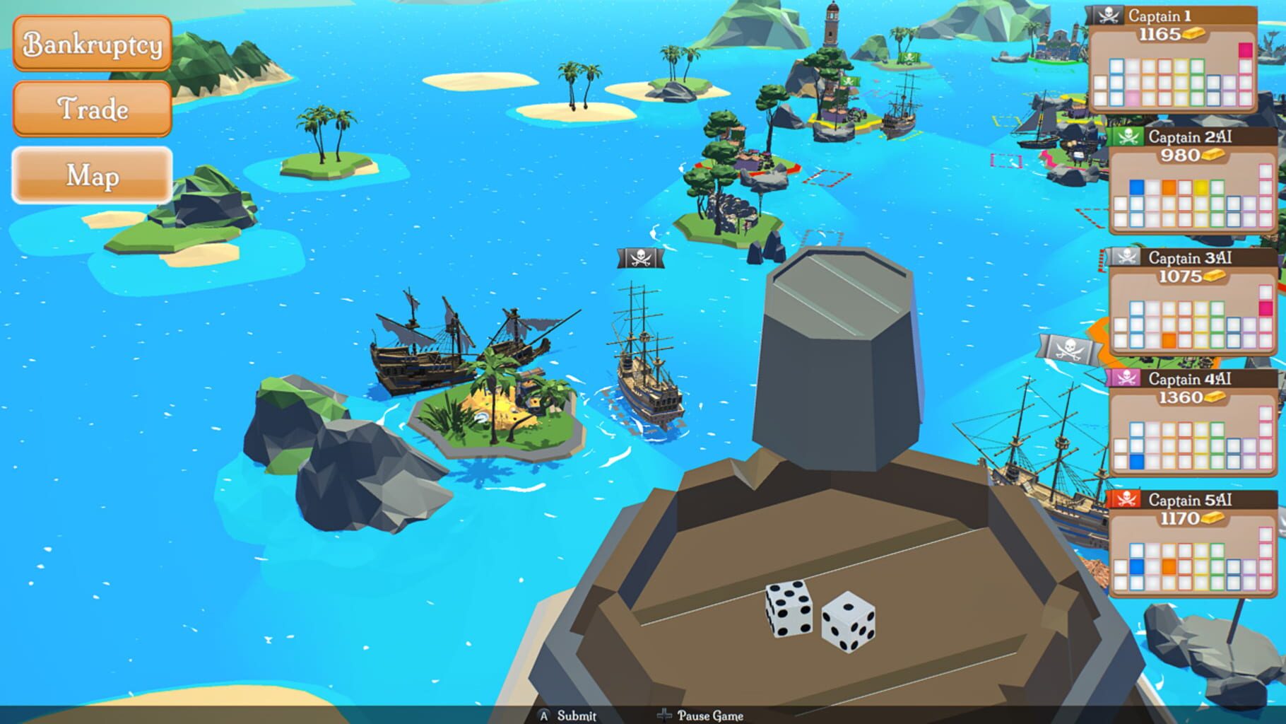 Piratepoly Gold: Caribbean Treasure screenshot