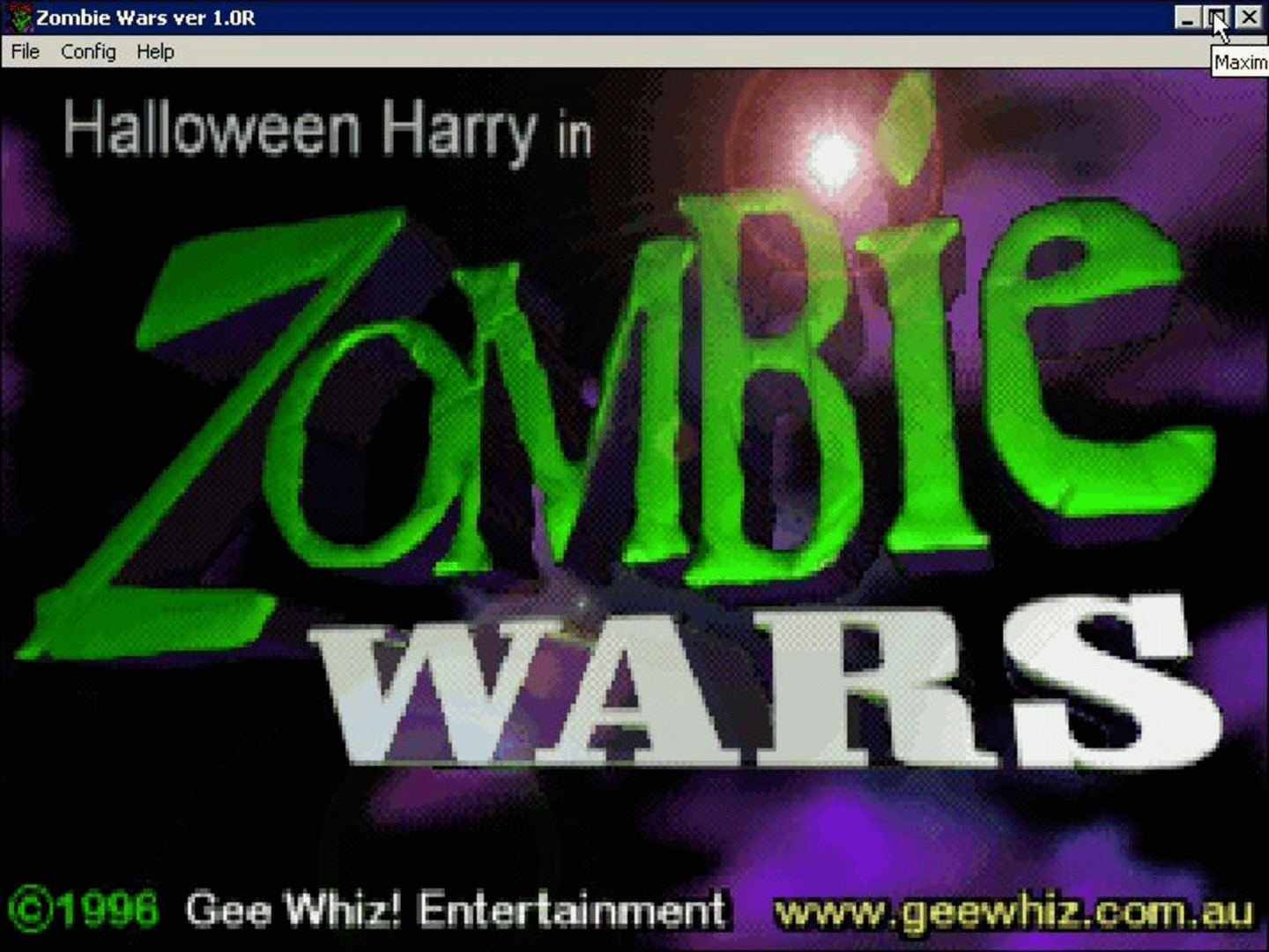 Halloween Harry in Zombie Wars screenshot