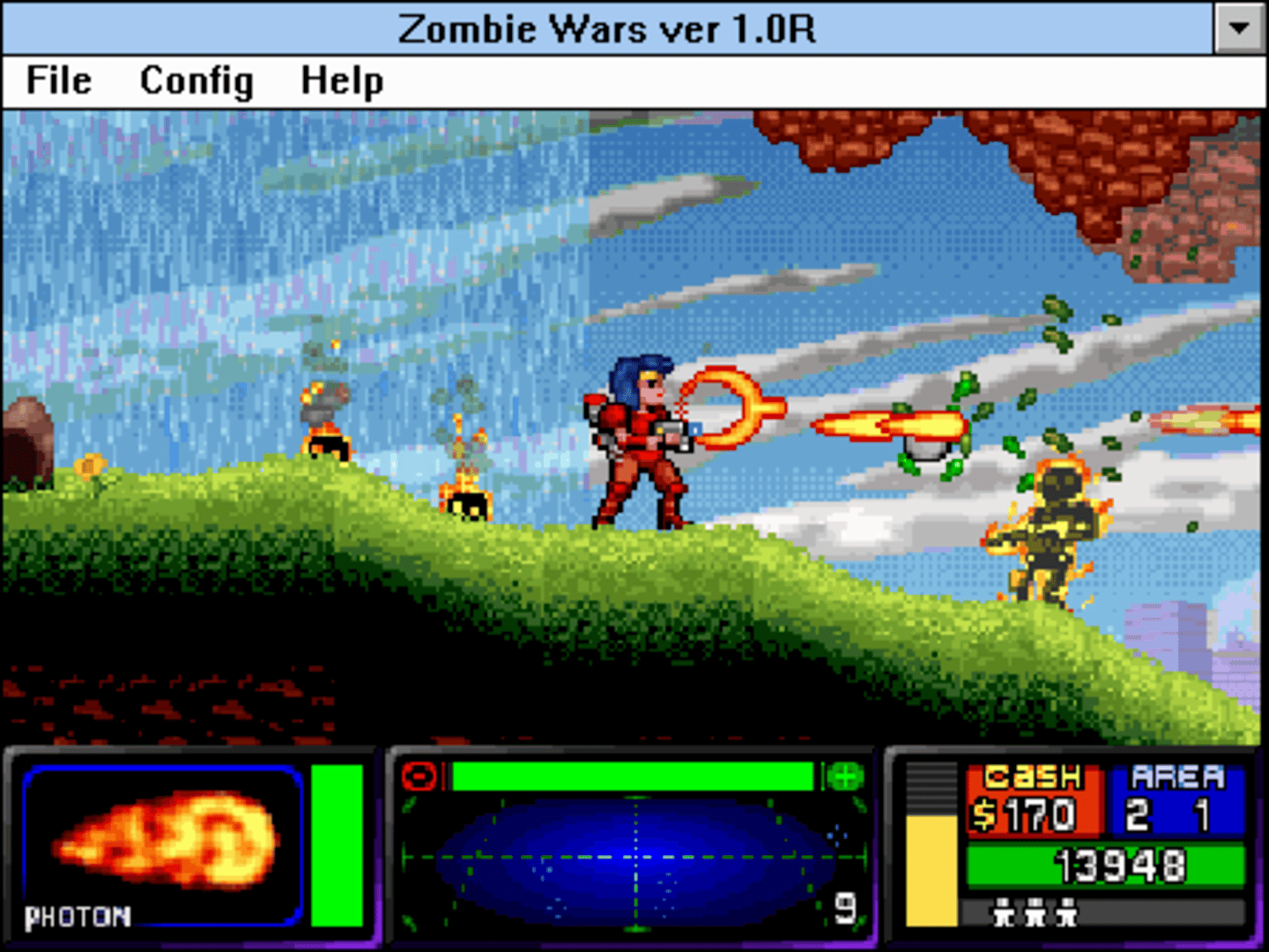 Halloween Harry in Zombie Wars screenshot