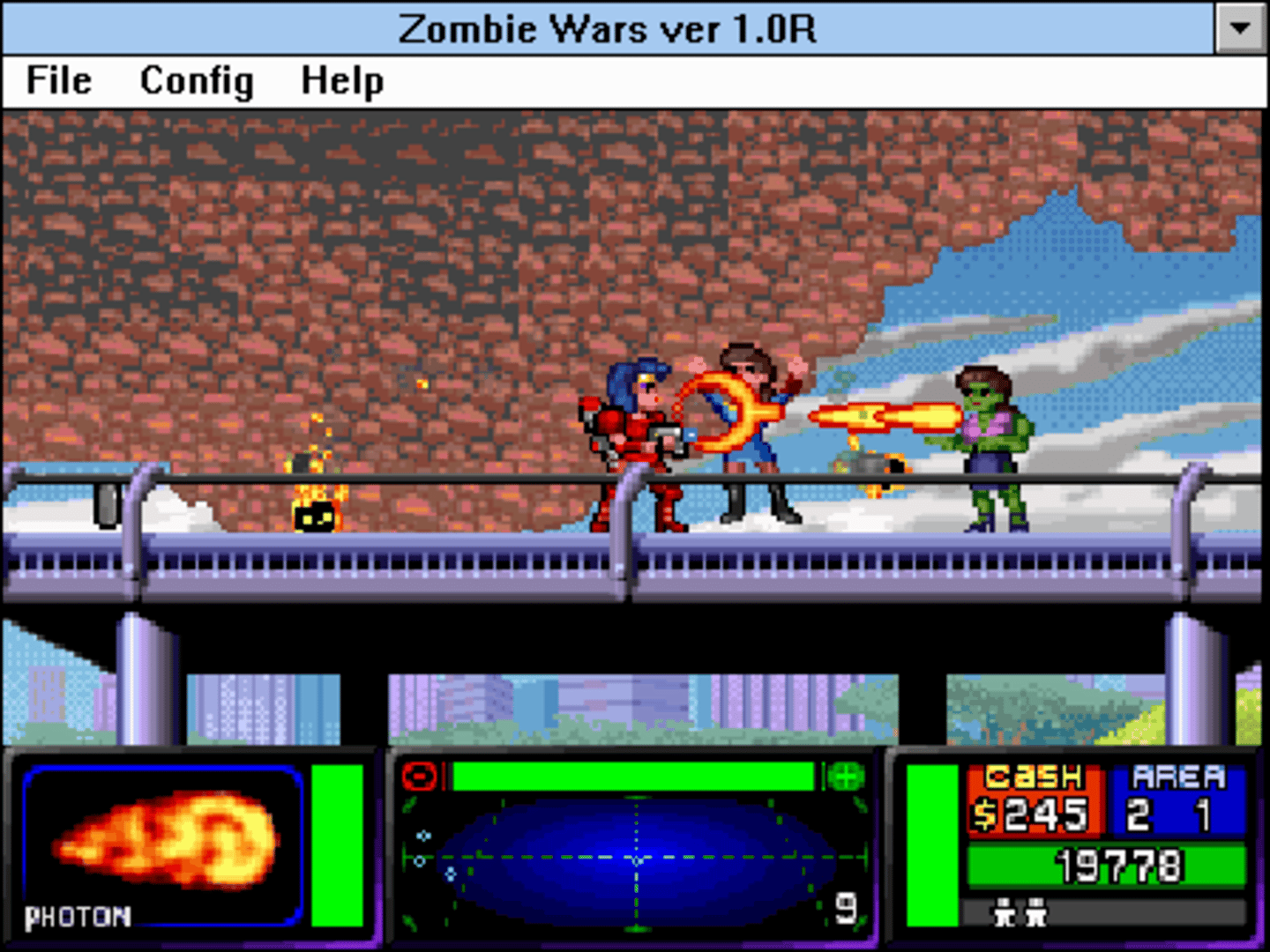 Halloween Harry in Zombie Wars screenshot