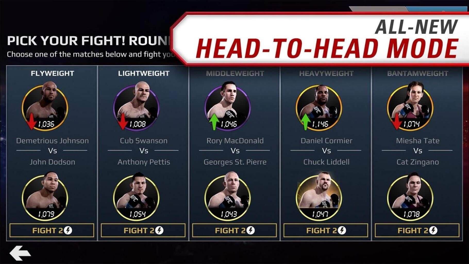 Captura de pantalla - EA Sports UFC Mobile