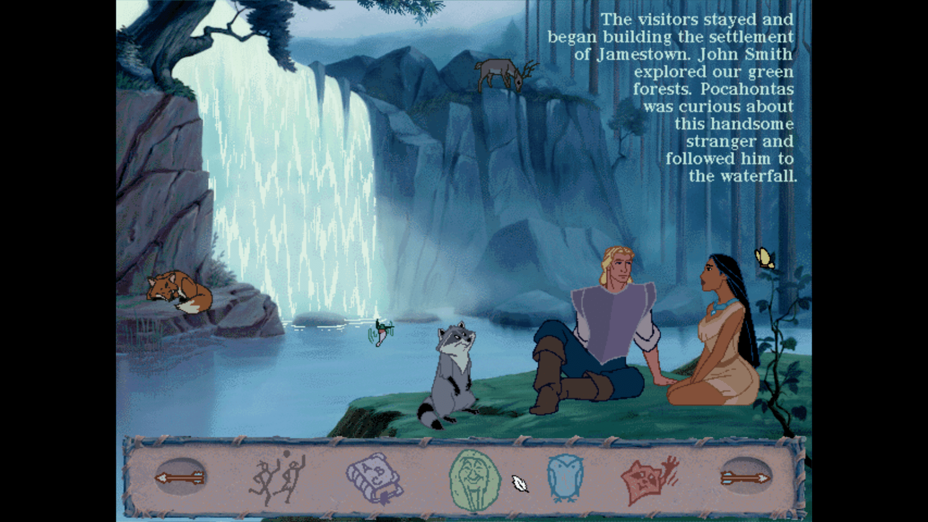 Disney's Animated Storybook: Pocahontas screenshot