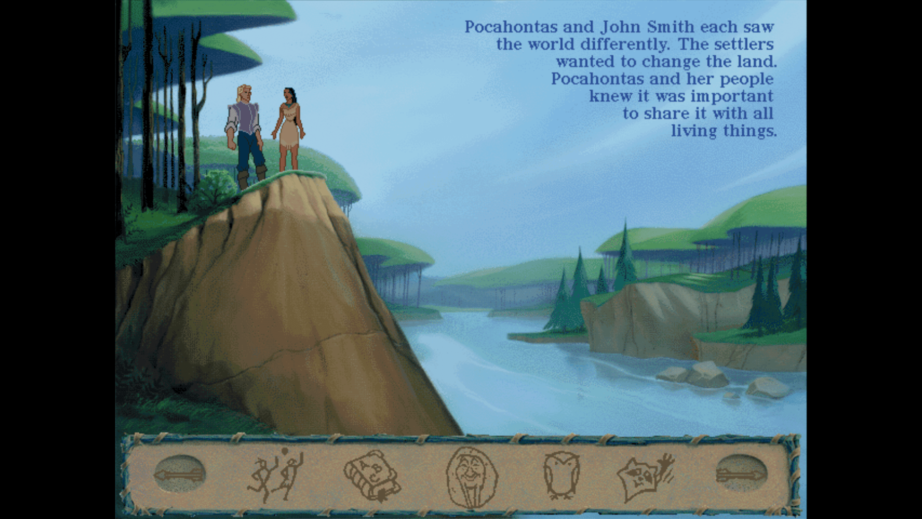 Disney's Animated Storybook: Pocahontas screenshot