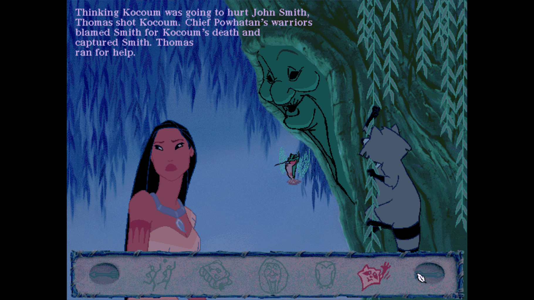 Disney's Animated Storybook: Pocahontas screenshot